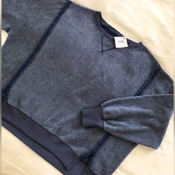 🆕 AEO Oversized Big Hug Reverse Fleece Sweatshirt - Picture 4 of 7